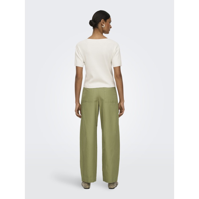 JDY Selma HW Barrel Bukser- Dried Herb