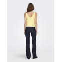 JDY Nanna S/L Strik Top - Pastel Yellow