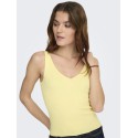 JDY Nanna S/L Strik Top - Pastel Yellow