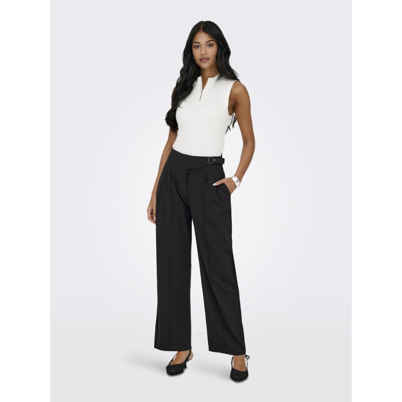 JDY Geggo Buckle Straight Bukser - Sort