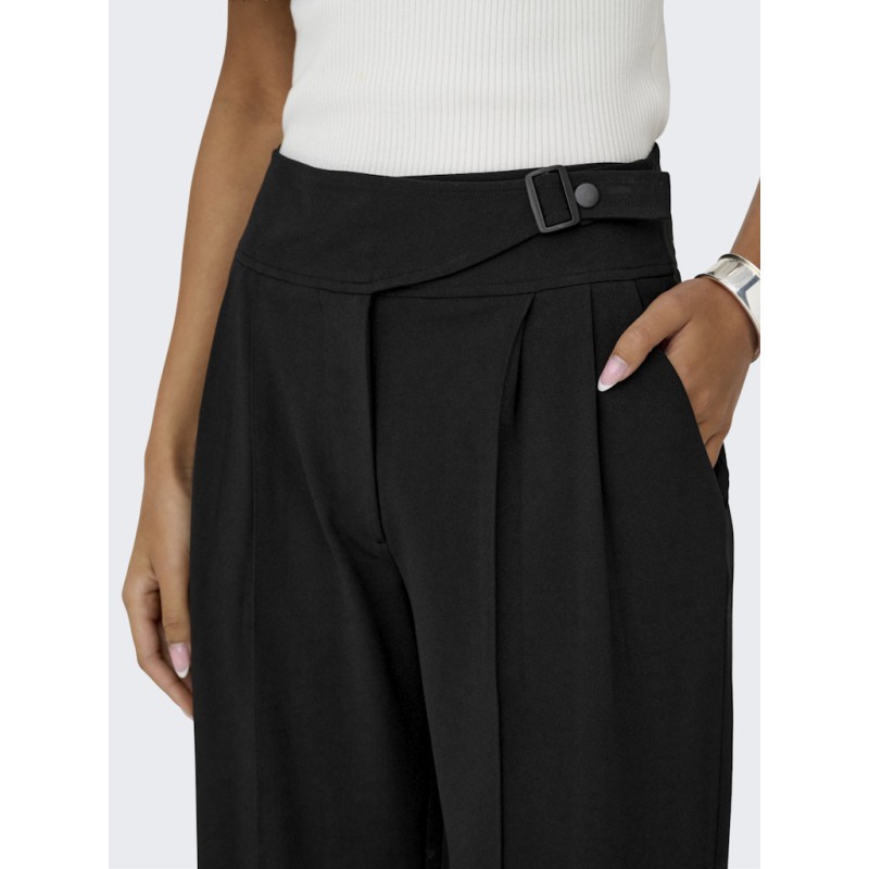 JDY Geggo Buckle Straight Bukser - Sort