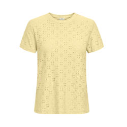 JDY Cathinka S/S T-Shirt - Pastel Yellow