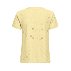 JDY Cathinka S/S T-Shirt - Pastel Yellow