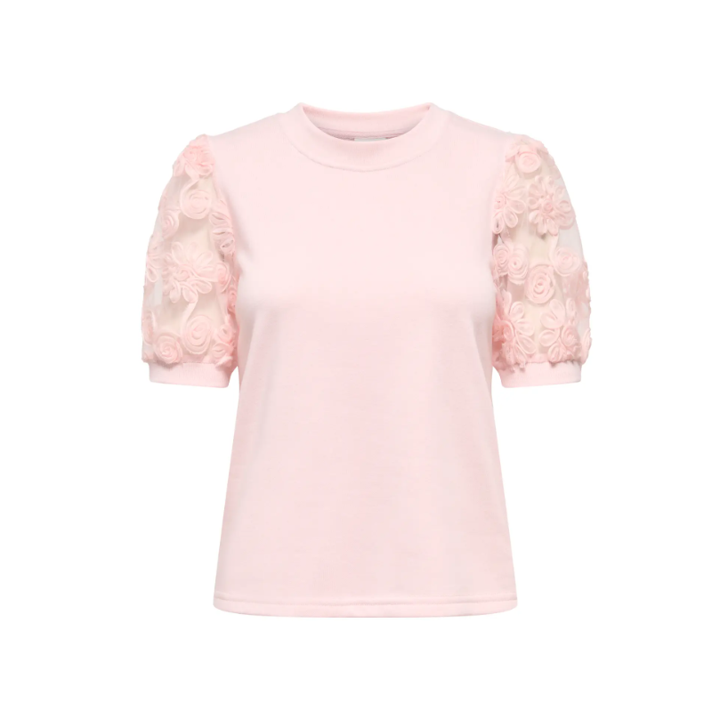 JDY Fairview Sweat Top - Chalk Pink
