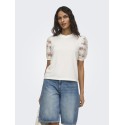 JDY Fairview Sweat Top - Cloud Dancer