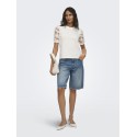 JDY Fairview Sweat Top - Cloud Dancer