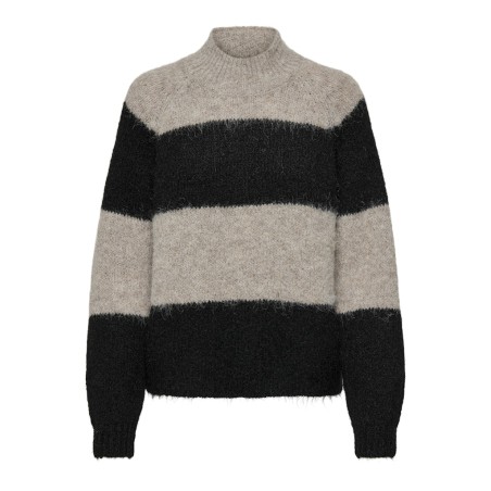 JDY Zoey Raglan Strik - Chateau Gray/Black