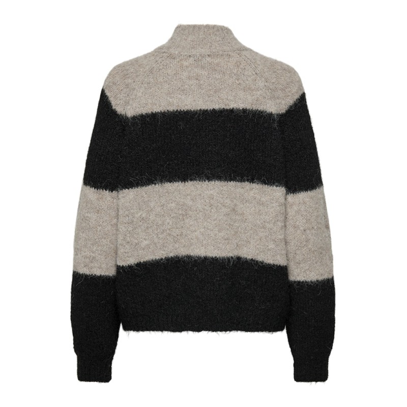 JDY Zoey Raglan Strik - Chateau Gray/Black