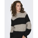 JDY Zoey Raglan Strik - Chateau Gray/Black