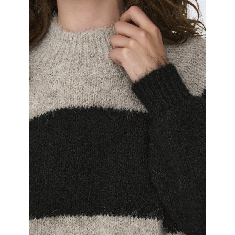 JDY Zoey Raglan Strik - Chateau Gray/Black