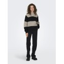 JDY Zoey Raglan Strik - Chateau Gray/Black