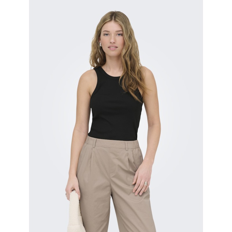 ONLY Val 2-Way Tank Top - Sort