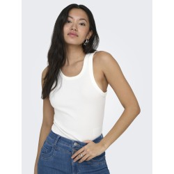 ONLY Val 2-Way Tank Top - Cloud Dancer