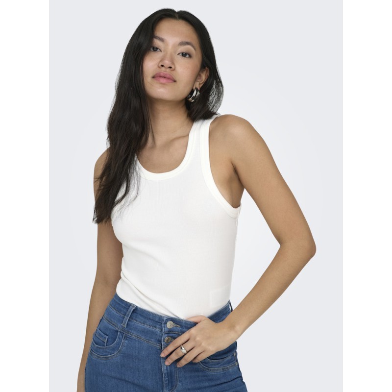 ONLY Val 2-Way Tank Top - Cloud Dancer