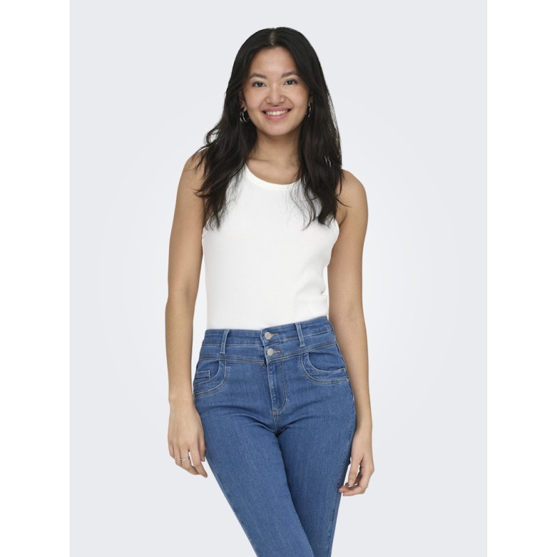 ONLY Val 2-Way Tank Top - Cloud Dancer