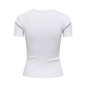 ONLY Val S/S Rund Hals T-shirt - bright White