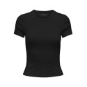 ONLY Val S/S Rund Hals T-shirt - Sort