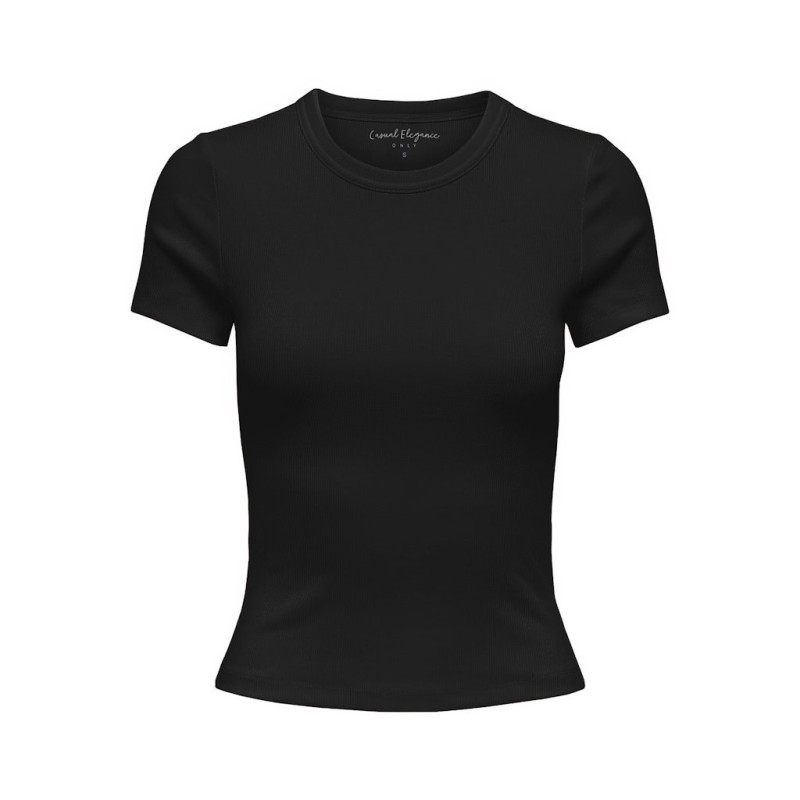 ONLY Val S/S Rund Hals T-shirt - Sort