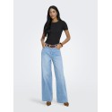 ONLY Val S/S Rund Hals T-shirt - Sort