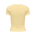 ONLY Val S/S Rund Hals T-shirt - Sunlight