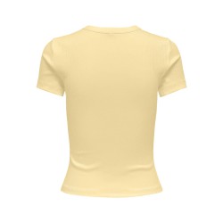 ONLY Val S/S Rund Hals T-shirt - Sunlight