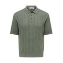 ONLY & SONS Sofus S/S Strik Polo - Agave Green