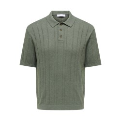 ONLY & SONS Sofus S/S Strik Polo - Agave Green