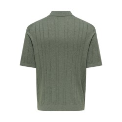 ONLY & SONS Sofus S/S Strik Polo - Agave Green
