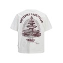 JACK & JONES Maine S/S bag Print T-shirt - Cloud Dancer
