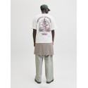JACK & JONES Maine S/S bag Print T-shirt - Cloud Dancer