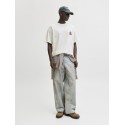 JACK & JONES Maine S/S bag Print T-shirt - Cloud Dancer
