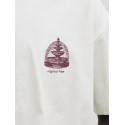 JACK & JONES Maine S/S bag Print T-shirt - Cloud Dancer