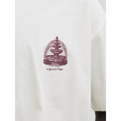 JACK & JONES Maine S/S bag Print T-shirt - Cloud Dancer