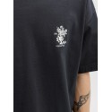 JACK & JONES Maine S/S bag Print T-shirt - Sort