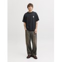 JACK & JONES Maine S/S bag Print T-shirt - Sort