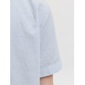 JACK & JONES Junior Breeze Hør S/S Skjorte - Celestial Blue