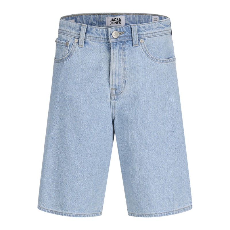 JACK & JONES Junior Alex Baggy Denim Shorts - Blue Denim