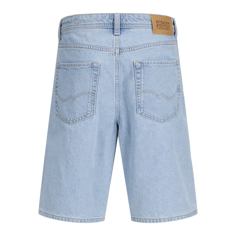 JACK & JONES Junior Alex Baggy Denim Shorts - Blue Denim