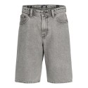 JACK & JONES Junior Alex Baggy Shorts - Grey Denim
