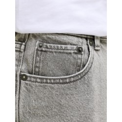 JACK & JONES Junior Alex Baggy Shorts - Grey Denim