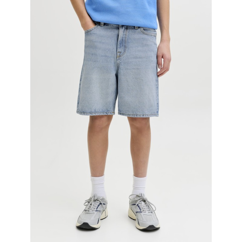 JACK & JONES Junior Tony Relaxed Denim Shorts - Light Blue Denim