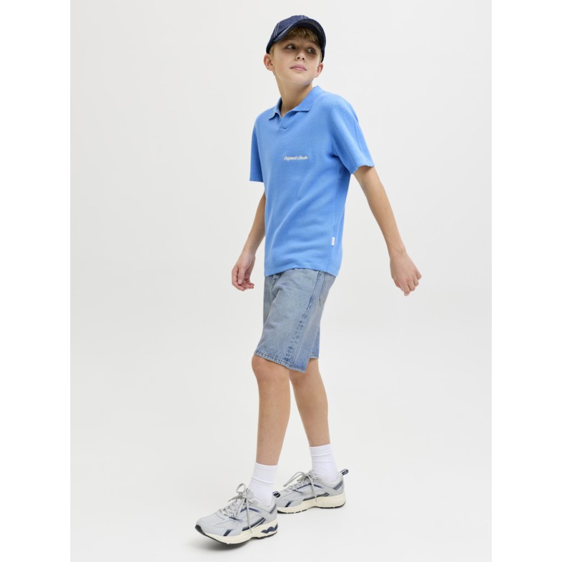 JACK & JONES Junior Tony Relaxed Denim Shorts - Light Blue Denim