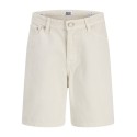 JACK & JONES Junior Tony Relaxed Denim Shorts - Cloud Dancer