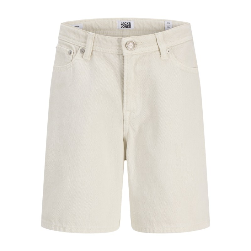 JACK & JONES Junior Tony Relaxed Denim Shorts - Cloud Dancer