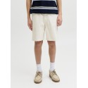 JACK & JONES Junior Tony Relaxed Denim Shorts - Cloud Dancer