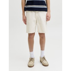 JACK & JONES Junior Tony Relaxed Denim Shorts - Cloud Dancer