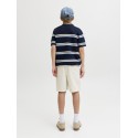 JACK & JONES Junior Tony Relaxed Denim Shorts - Cloud Dancer