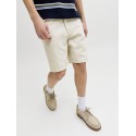 JACK & JONES Junior Tony Relaxed Denim Shorts - Cloud Dancer