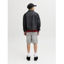 JACK & JONES Junior Tony Relaxed Denim Shorts - Grey Denim