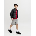 JACK & JONES Junior Tony Relaxed Denim Shorts - Grey Denim
